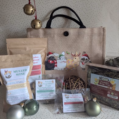 Filled Xmas Bunny Bag